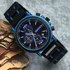 Holzwerk BALVE Herren Holz & Edelstahl Chronograph, Uhr mit Produktbild-Vorschau 2