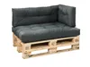 XDREAM cuscino per pallet antracite | schienale singolo | Anteprima dell’immagine prodotto 4