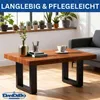 DanDiBo 2x telaio per panca in metallo nero 43 x 40 cm Anteprima dell’immagine prodotto 8