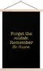 MuchoWow® Textilposter Zitate - Leben - Schwarz - Gold Produktbild-Vorschau 1