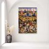 Obraz na płótnie, Rajski Ogród - H. Bosch reprodukcja Podgląd zdjęcia produktu 2