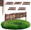 10 x BOGATECO Beeteinfassung aus Weide | 60 cm Lang & 10 cm Produktbild-Vorschau 1