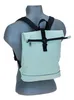 A mint green backpack on a mannequin. Produktbild-Vorschau