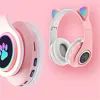 Bezdrôtové Slúchadlá Mačacie Uši Svietiace Rgb Bluetooth Náhľad obrázku produktu 9