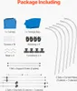 VEVOR Biminitop tenda da sole per barca (3 archi), telaio Anteprima dell’immagine prodotto 7