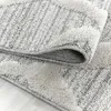 Teppich Läufer Wohnzimmer Grau 60x110 Boho-Design aus Produktbild-Vorschau 5