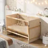 Merax ledikant met spijlen, 70 x 140 cm, babybed met Productafbeelding-voorbeeld 3