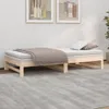 A daybed with a mattress and a blanket is shown in a room with two framed pictures on the wall. Produktbild-Vorschau