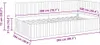 vidaXL Eckbettgestell mit Kopfteil Dunkelgrau 100 cm x 200 Produktbild-Vorschau 8