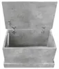 vidaXL Truhlica betónová sivá 50x30x28 cm odvodený výrobok Náhľad obrázku produktu 7
