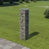 Gabionenwand mit Abdeckung Verzinkter Stahl 20×20×100 cm Produktbild-Vorschau 1