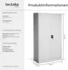 tectake Aktenschrank 5 Böden pulverbeschichtet Stahl Produktbild-Vorschau 5