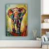 MuchoWow® - Leinwandbilder - Elefant - Kunst - Malerei - Produktbild-Vorschau 4