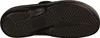 The bottom view of a black clog shoe. Podgląd zdjęcia produktu