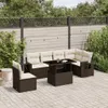 The Living Store 7-tlg. Garten-Sofagarnitur mit Kissen Produktbild-Vorschau 2