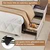 INONEFT Polsterbett 140x200cm mit LED und USB, Bett mit 4 Produktbild-Vorschau 9