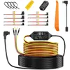 A collection of car dash cam hardwire kit components laid out on a white background. Produktbild-Vorschau