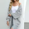 ASKSA Damen Cardigan Strickjacke Offene Front Produktbild-Vorschau 3