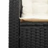 Gartenmöbel-Set, L-förmiges Ecksofa mit Tisch, PE-Rattan, Produktbild-Vorschau 8