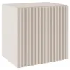 Selsey Sunds - Comodino a doghe rigate, 1 anta, beige Anteprima dell’immagine prodotto 1