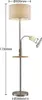 Lindby Stehlampe Aovan, nickelfarben, Ablage, USB-Anschluss Produktbild-Vorschau 9