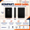 Powerbank 10.000 mAh mit USB-C, USB-A und iOS Anschluss– Produktbild-Vorschau 3