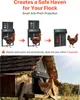 VEVOR Automatická klapka pre kurčatá, dvierka do kurína s Náhľad obrázku produktu 4