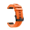 Strap-it Garmin Fenix 7 Silikonarmband (Orange) Produktbild-Vorschau 3
