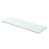 vidaXL Mensola in vetro trasparente 80 cm x 25 cm Anteprima dell’immagine prodotto 1