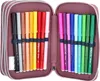 An open pencil case filled with colorful markers. Náhled obrázku produktu