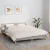 vidaXL Záťažová deka Light Cream 200x200 cm 9 kg Látka Náhľad obrázku produktu 2