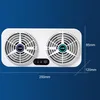 Ventilator voor auto met afzuigfunctie, USB-ventilator voor Productafbeelding-voorbeeld 4