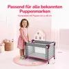 Puppenreisebett mit Tasche und Bettwäsche – faltbares Produktbild-Vorschau 8