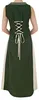 Mittelalter Kleid mit Schnürung ärmellos Grün / Natur Produktbild-Vorschau 13