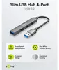 Goobay 74456, Hub USB Slim de 4 puertos, USB-A a USB-A, 5 Vista previa de la imagen del producto 3