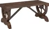 Gartenbank Holz Wetterfest Sitzbank Gartenmöbel Rustikale Produktbild-Vorschau 1