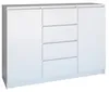 Topeshop 2D4S BIEL, Weiß, 4 Schublade(n), Partikelbord, Produktbild-Vorschau 1