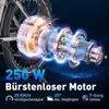 HITWAY 28" E Bike, 250W Motor,Elektrofahrrad Trekkingrad Produktbild-Vorschau 3