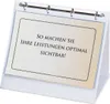 Tisch-Flipchart A4 quer weiß PVC 4-Ring-Mechanik 20 mm Produktbild-Vorschau 2