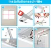 Aopunly Fliegengitter Insektenschutz Fenster 80 x 100 CM Produktbild-Vorschau 7