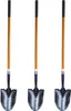 3 Stück FRONTTOOL Spatenschaufel 2in1 SET - Amerikanische Produktbild-Vorschau 1