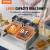 VEVOR 12x2L Kommerzielle Elektrische Fritteuse Edelstahl Produktbild-Vorschau 2
