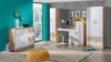Minio, commode 120 cm, "Nimes", couleur chêne clair / blanc Voir les images du produit 2