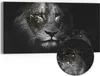 DEQOART Hybrid Leinwand Bild 60x30 cm 'Majestätische Produktbild-Vorschau 1