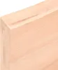 vidaXL Tischplatte 80x40x(2-6) cm Massivholz Eiche Produktbild-Vorschau 7