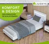 Juskys Polsterbett Paris 90 x 200 cm mit LED, Lattenrost & Produktbild-Vorschau 7