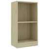 vidaXL Bücherregal Sonoma-Eiche 40x24x75 cm Holzwerkstoff Produktbild-Vorschau 1