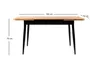 Skye Decor, Ay - 1184, Esstisch, Atlantische Kiefer, 120 x Produktbild-Vorschau 6