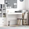vidaXL Scrivania bianca 100 x 50 x 76 cm Anteprima dell’immagine prodotto 2
