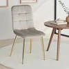 Homestyle4u Esszimmerstühle 2er Set Gold Polsterstuhl Produktbild-Vorschau 2